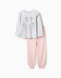 Pyjama en Coton pour Fille 'Princesses Disney', Rose, Gris
