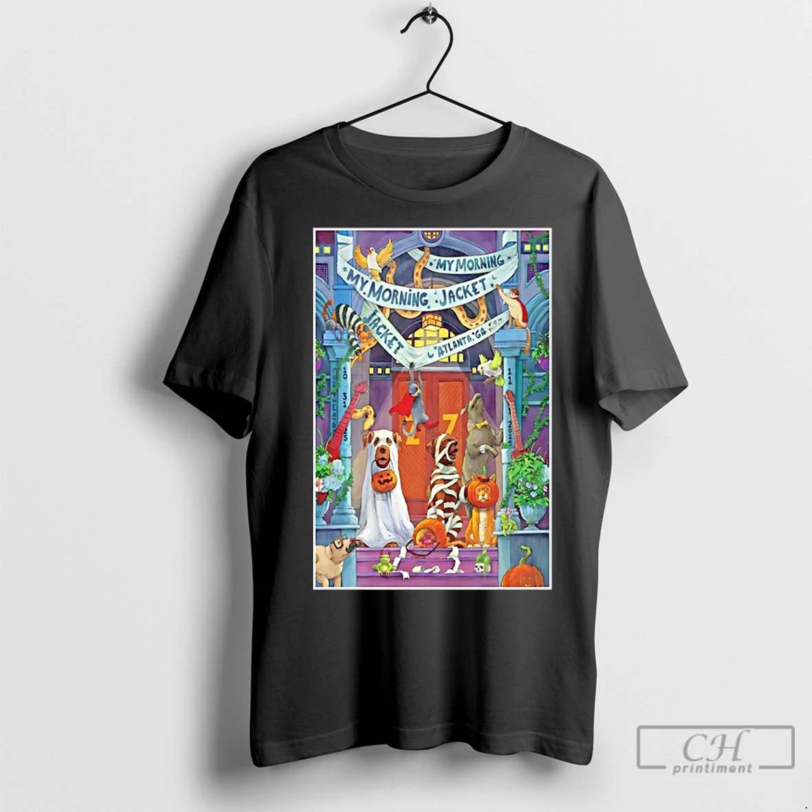 Premium My Morning Jacket Oct Nov 2025 Atlanta Georgia Halloween Unisex T-shirt, Sweatshirt, Hoodie, Long Sleeve Tee